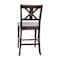 Flash Furniture Gray Wash Walnut Solid Wood Counter Stools, 2PK ES-STBN1-24-GY-2-GG - alternate 9